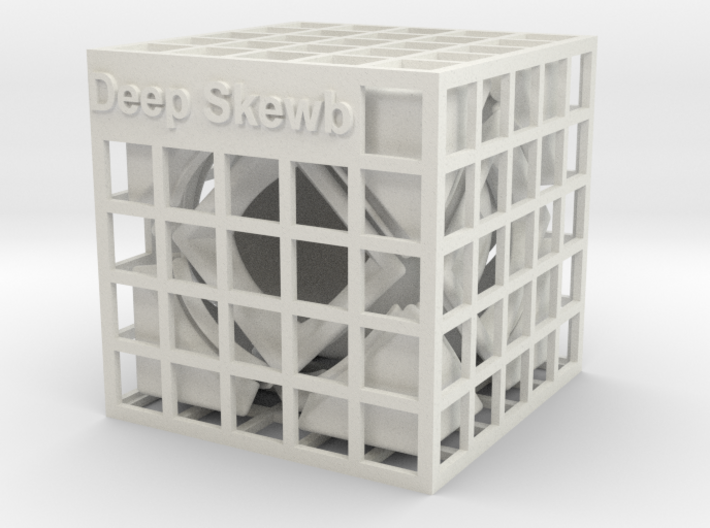 Deep Skewb 3d printed 