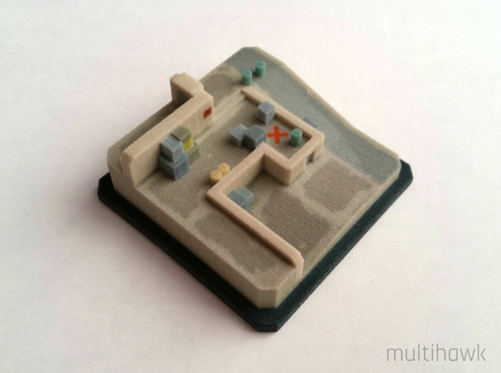 Counter-Strike: GO® Pocket Dust II: A Site 3d printed 