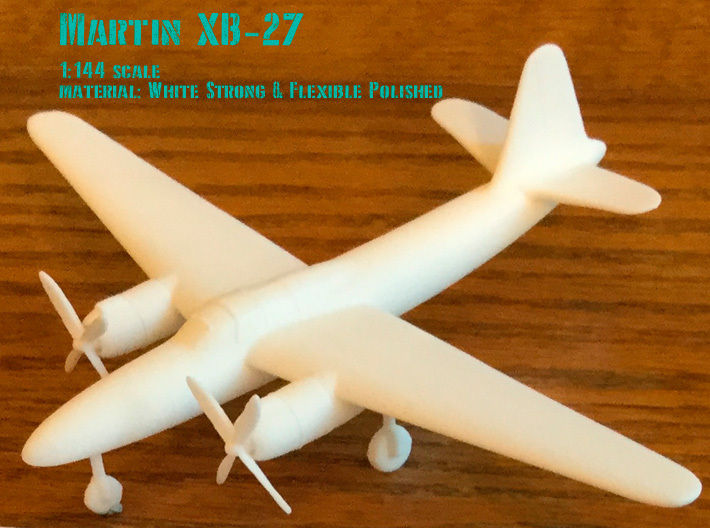 Martin XB-27 3d printed