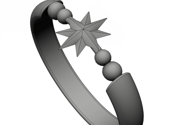 Ring of Star 20.6mm 3d printed CAD Render