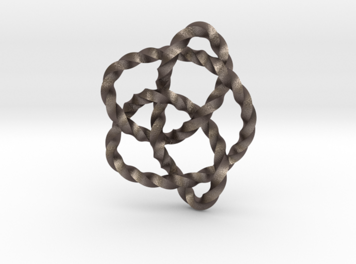 Knot 8₁₆ (Twisted square) 3d printed