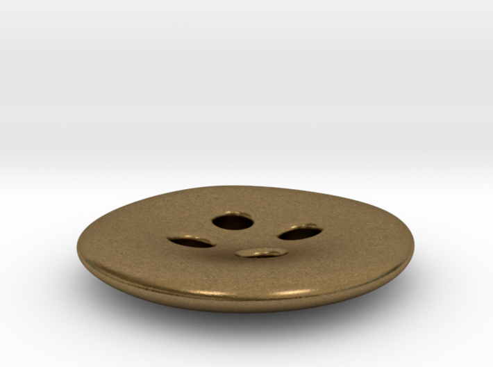 Asymmetrical designer buttons 3d printed