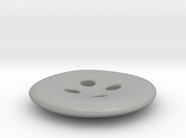 Asymmetrical designer buttons 3d printed