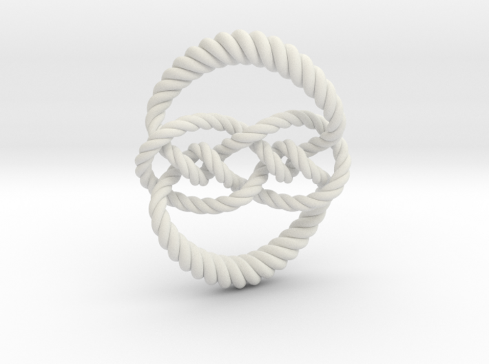 Knot 10₁₂₀ (Rope) 3d printed