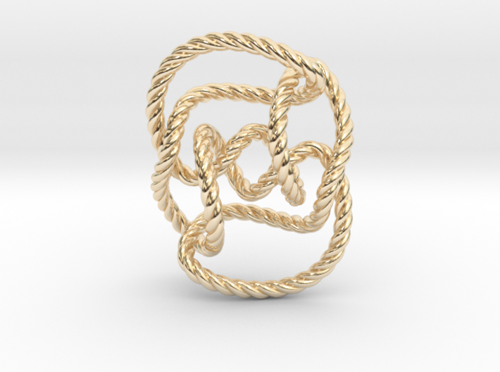 Knot 10₁₄₄ (Rope) 3d printed
