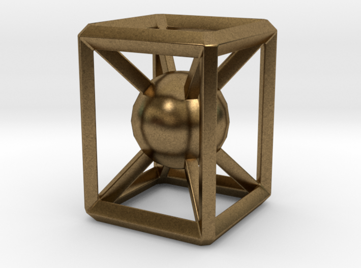 Jailed sphere 3d printed