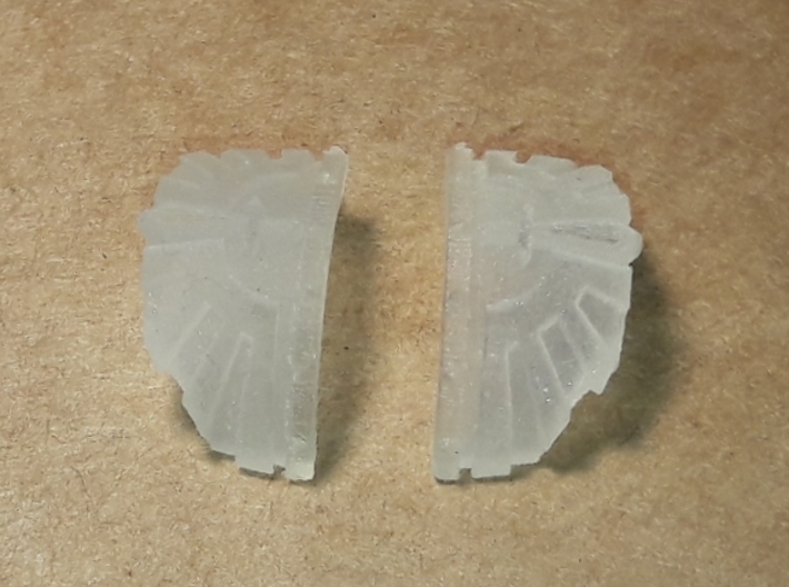 Kataphraktos Shoulder Pad - Angel Sword - Left set 3d printed 