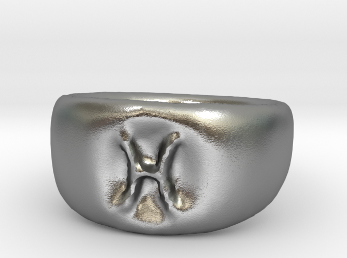 Pisces Ring sz8 3d printed