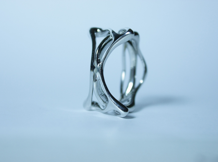Melpomène Ring 3d printed 
