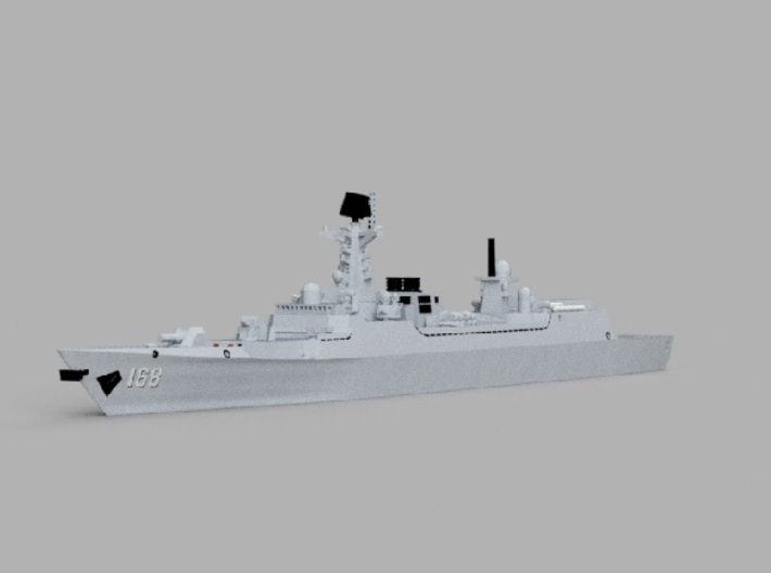 1/1800 CNS Guangzhou 3d printed Computer software render.The actual model is not full color.