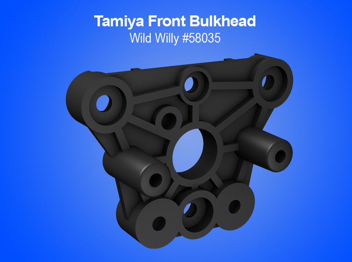Tamiya RC Front Bulkhead for Vintage Wild Willy (P 3d printed 