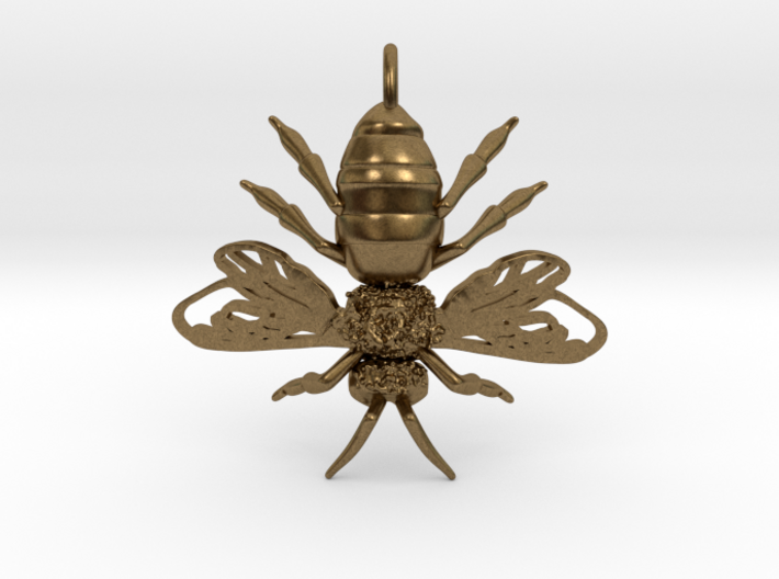Bee Pendant 3d printed