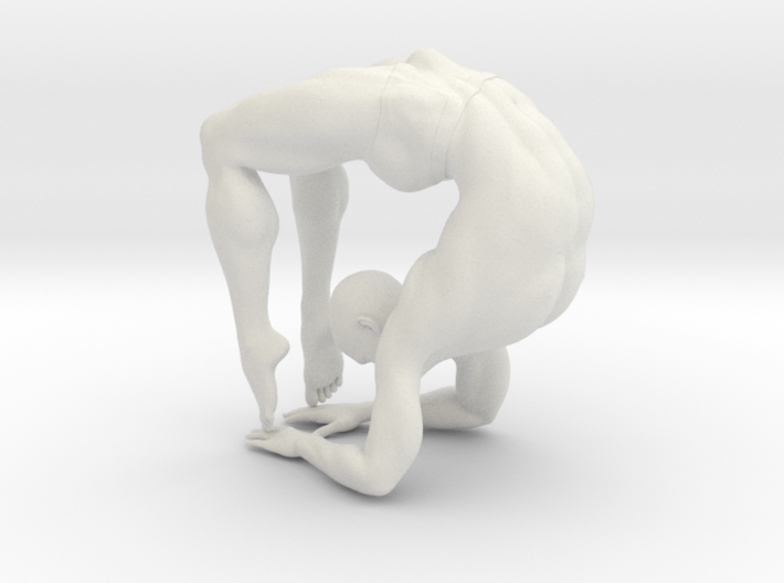 Male yoga pose 008 3d printed