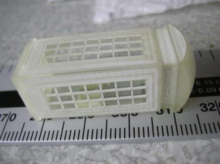 K2 Telephone Box OO (1:76) scale 3d printed Photo - dry assembled model