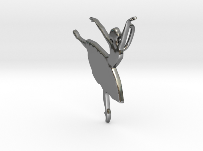 Ballet Danser Pendent 3d printed
