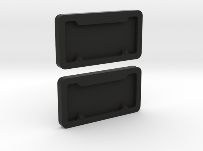 1/10 Scale License Plate Frames 3d printed