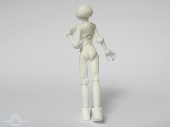 Ersatz MkII action figure Female Body 3d printed