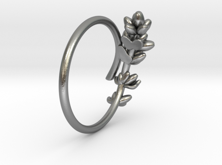 Lavender Ring 3d printed