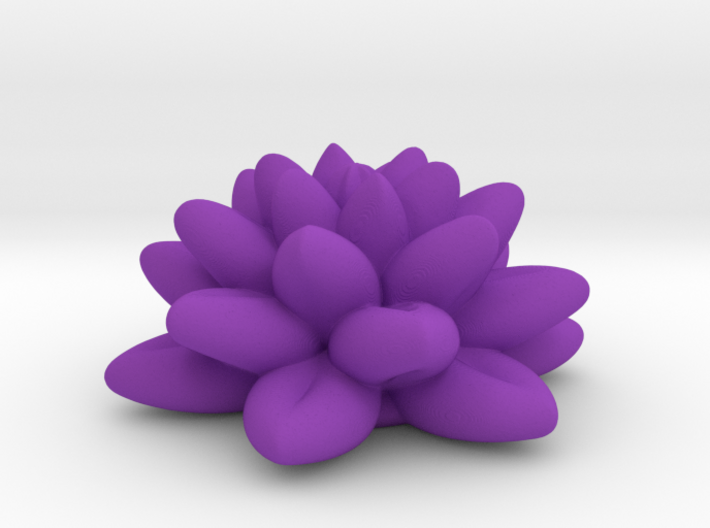 Fractal Flower 06 Redux 3d printed