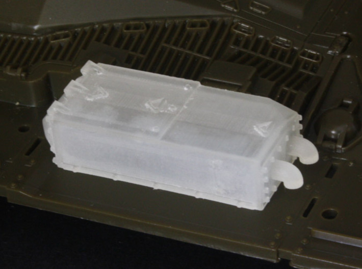 1:35 M60A2 Aluminum Toploader Air Filter box 3d printed Add a caption...