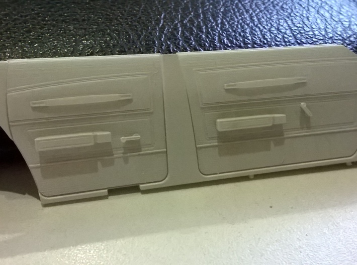 1/25 1977 Plymouth Fury Door Panels 3d printed Primed sample