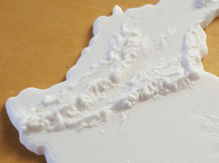 Colombia Christmas Ornament 3d printed 