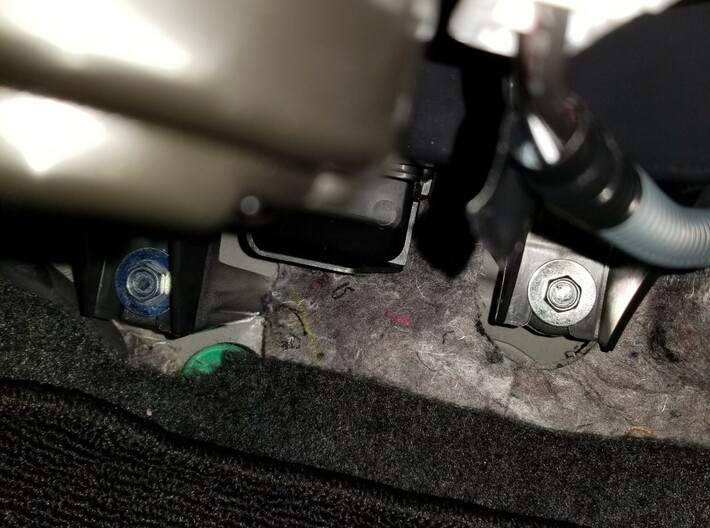 Scion FRS Subaru BRZ Toyota 86 Resonator Plug 3d printed Here you can see that the hole (with plug in it) is just under the carpet