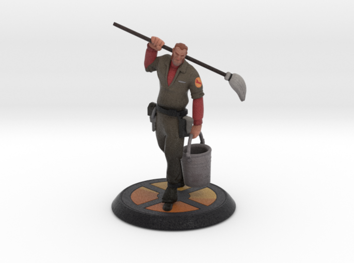 TF2 Janitor 3d printed