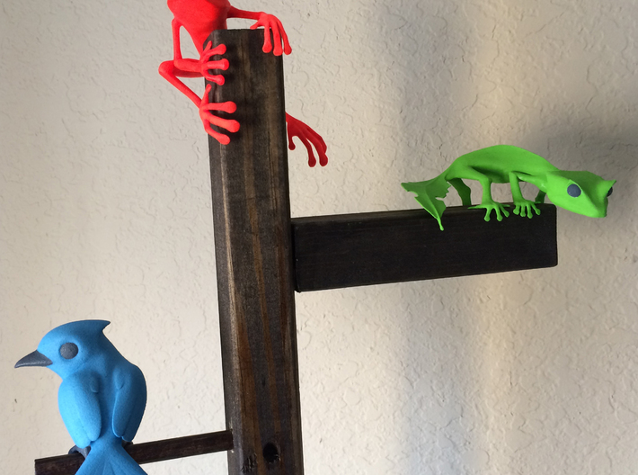 Leaf Tailed Gecko 3d printed
