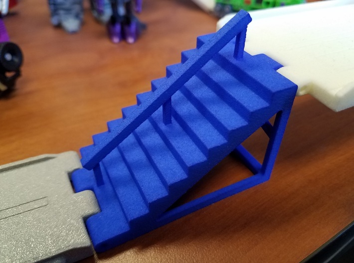 Titans Return Staircase with Center Railing 3d printed