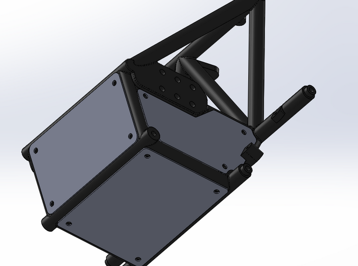 Axial Wraith Fastback Full Conversion kit V2 3d printed 