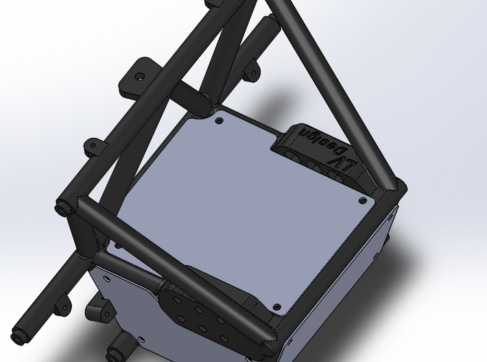 Axial Wraith Fastback Full Conversion kit V2 3d printed 