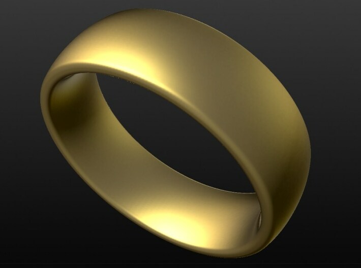 Wedding ring for male 22mm 3d printed 