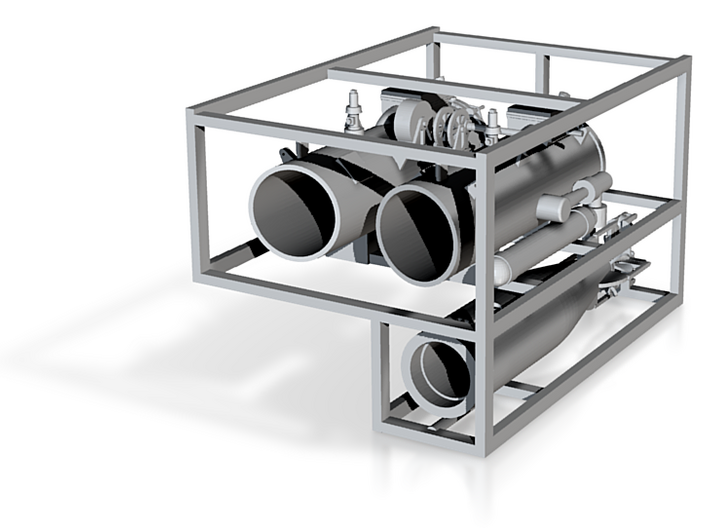 1 zu 72 Tube ends and loading torpedo 3d printed