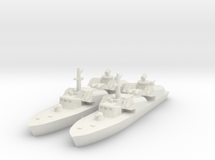 OSA-1 Missile boat 1:700 &amp; 1:350 3d printed