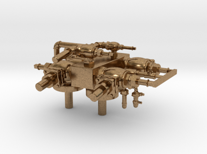 Light Mikado Steam Turret 3d printed