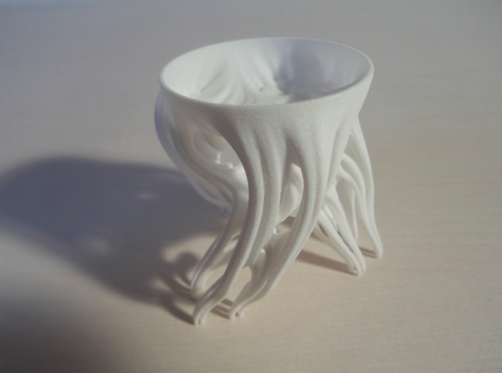 Tripod Julia bowl (thin) 3d printed 