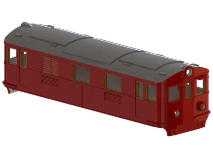 Swedish GBJ/SJ electric locomotive type Bg/Bs – N 3d printed CAD-model