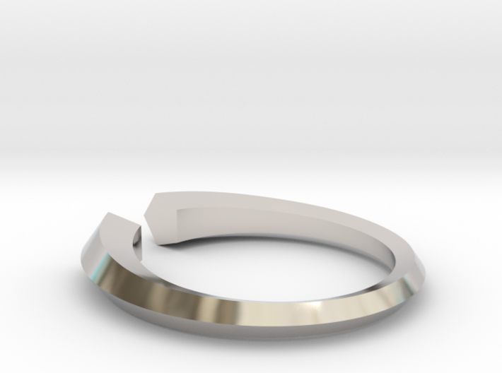 Open Pentagon Ring 3d printed