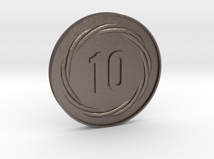 10 Coin 3d printed