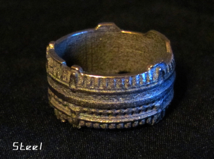 Star Gate Ring, Size 10 Ring Size 10 3d printed