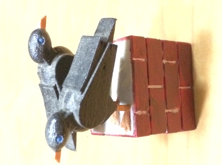 Twa Corbies 3d printed Painted Model (note: painting is done by the buyer)