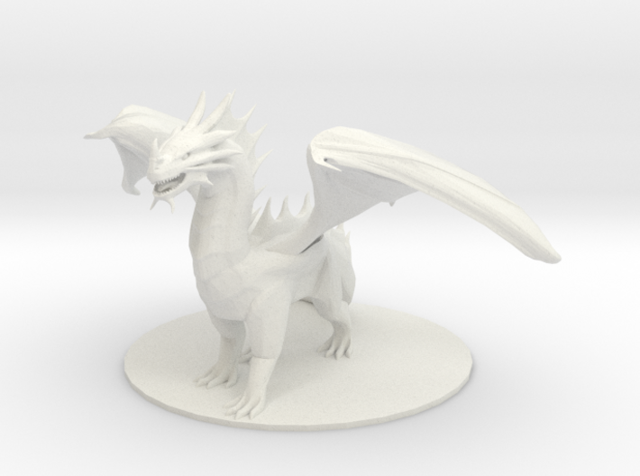 3D Printable Brass Dragon by Miguel Zavala