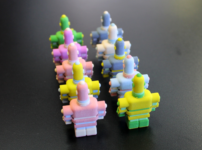 USB Robot's Army 3d printed Our pretty backs