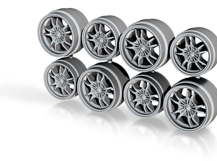 Mugen MF10 Hot Wheels Acura NSX Wheels 3d printed