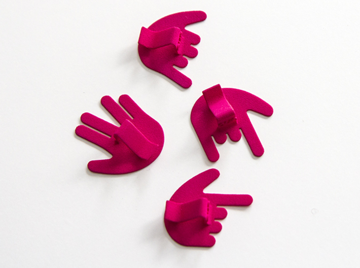 Party Accessories | Gestures (4 pz) 3d printed 