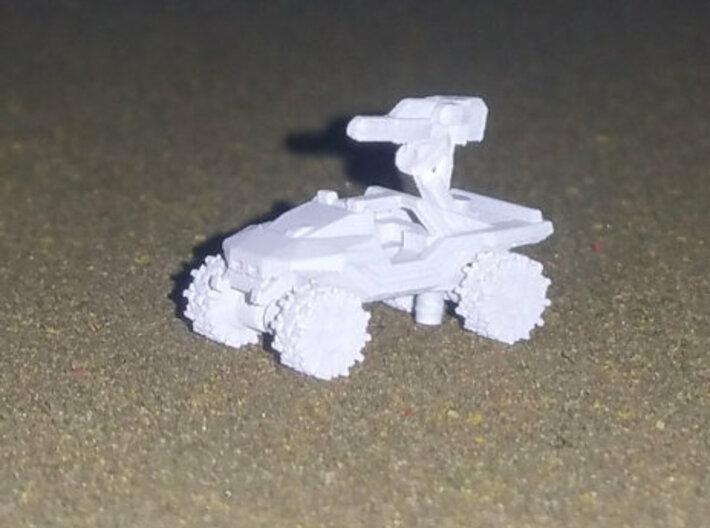 All-Terrain Vehicle with weapons 3d printed 