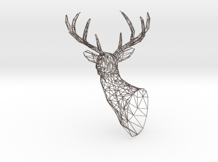 Wireframe Reindeer 3d printed