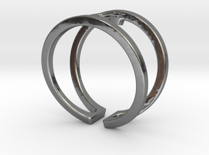 HAMSA Ring 3d printed 