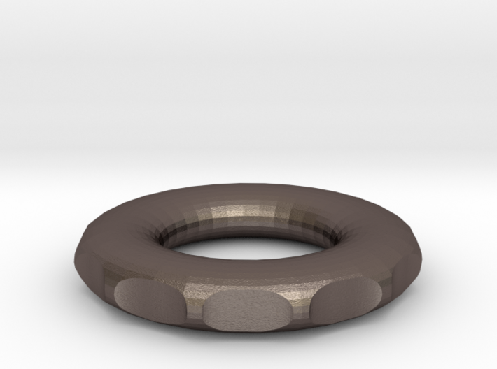 rodin coil donut circle DIY 8 cm 80mm 3.14 inch 3d printed